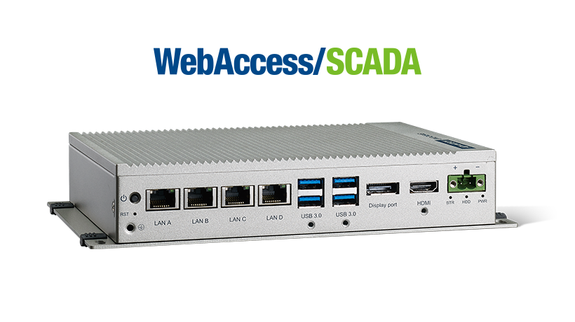 All-IN-ONE MACHINE W/DISPLAY,  UNO-2484,1500 tags, 128G SSD, Win10, SCADA